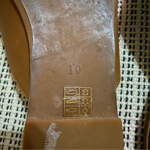 Madewell the Emilia Mule in English Saddle Leather, Size 10 - Picture 5 of 6